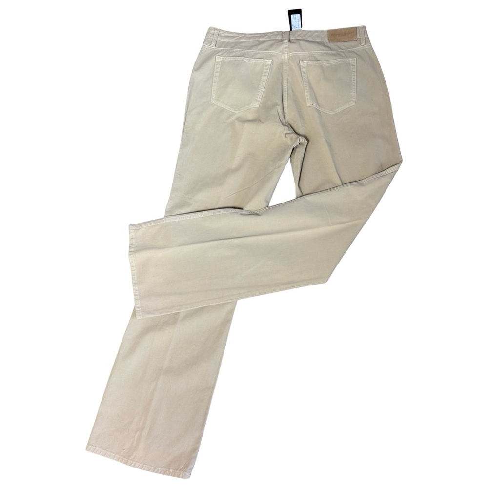 Stretch khaki Jeans Cotton Size 16 Made in USA NWT $188 - Picture 3 of 7